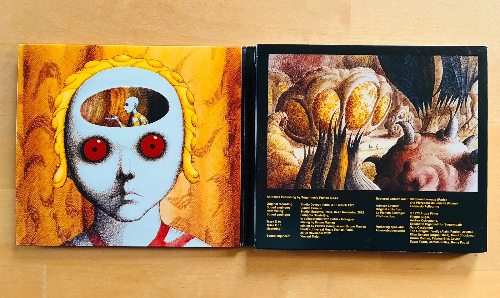 CD digipack OST O Planeta Selvagem Alain Goraguer. – photo 2
